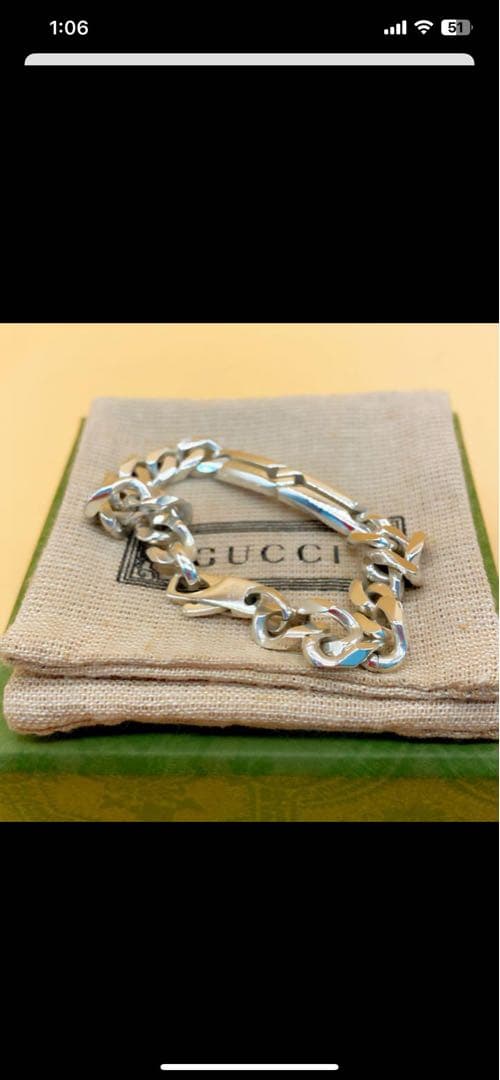 グッチ GUCCI ブレスレット ノットブレスレット サイズ18