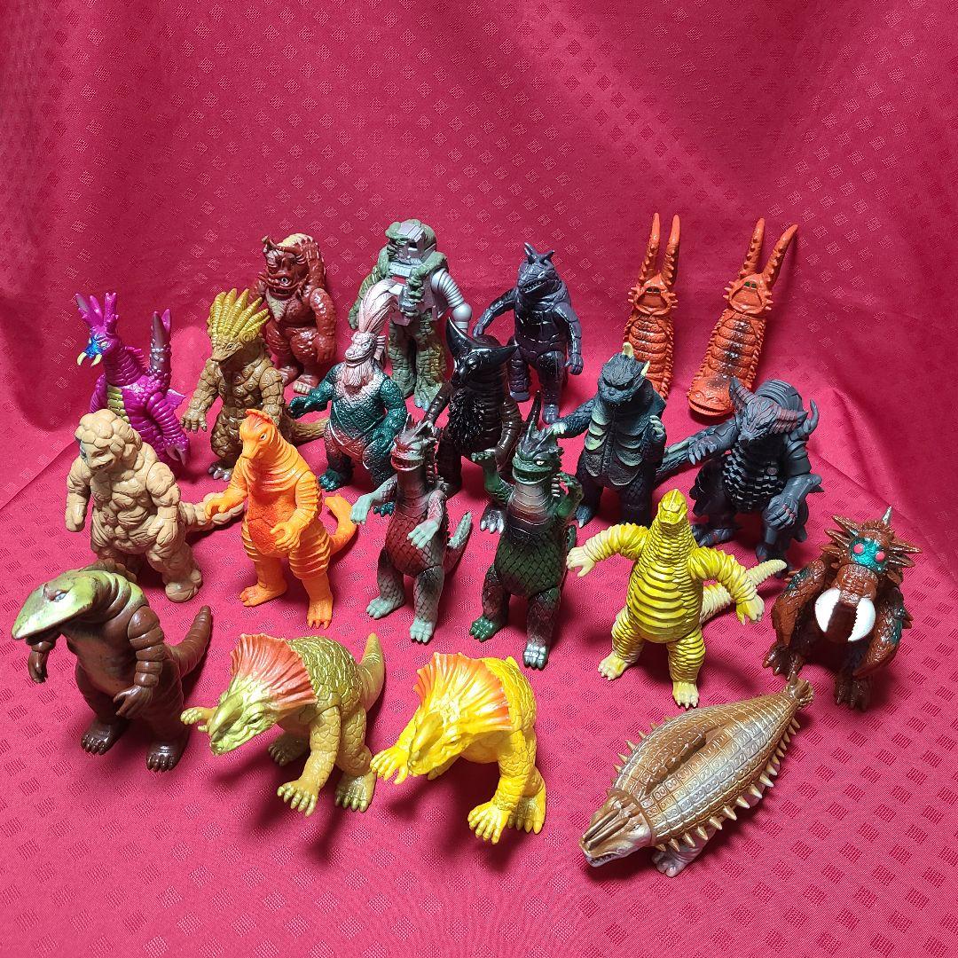 【ジャンク】 バンダイ ウルトラ怪獣 ソフビ 21体 セット まとめ売り