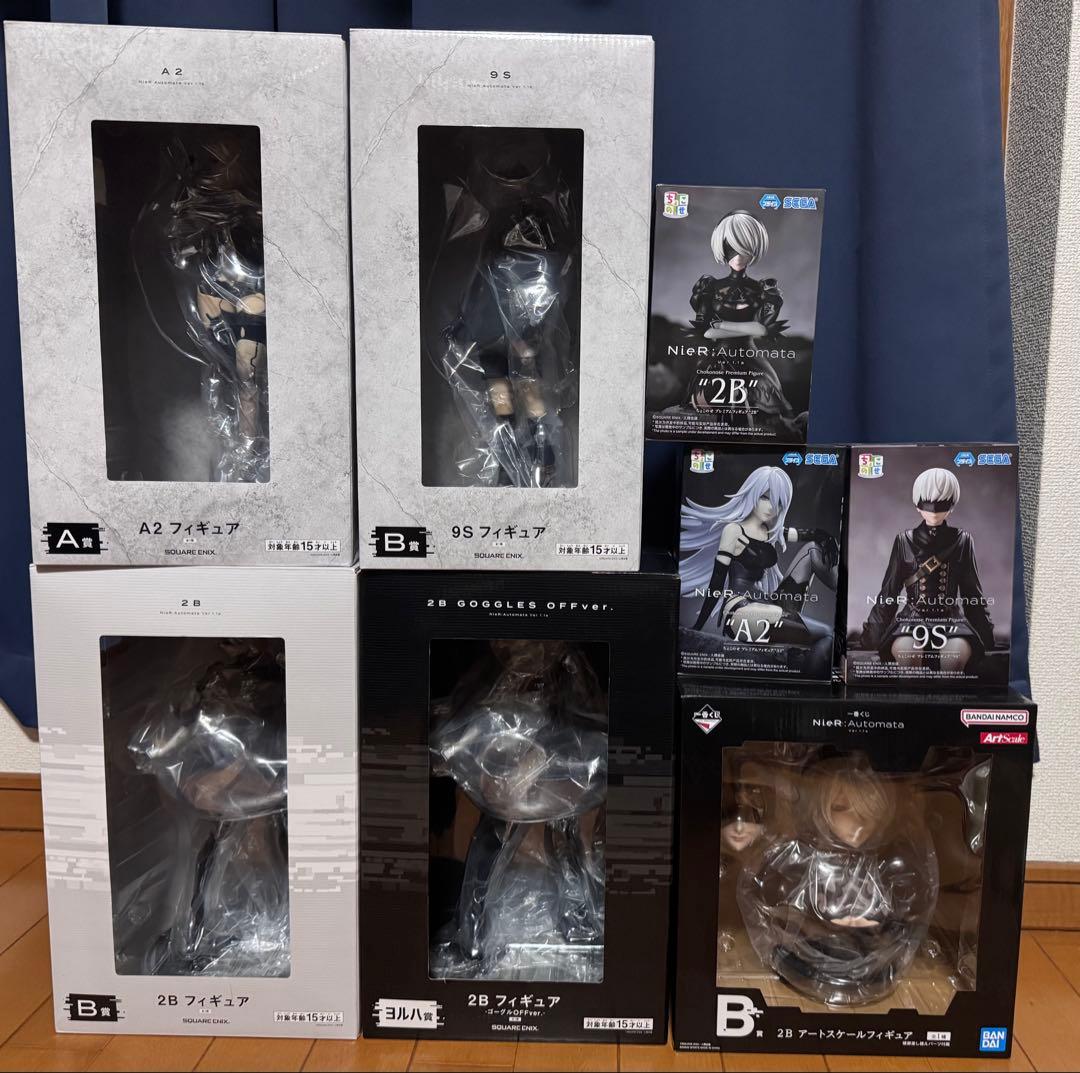 NieR: Automata フィギュアセット A2 2B 9S まとめ売り - メルカリ