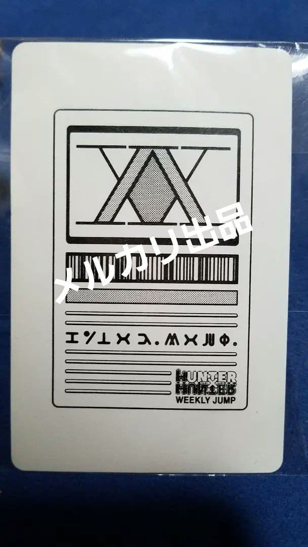 ハンターハンター　初期懸賞品　ハンターライセンス　ヘルスチェックカード Amazon.co.jp: HUNTER☓HUNTERハンターハンターライセンスカード2枚