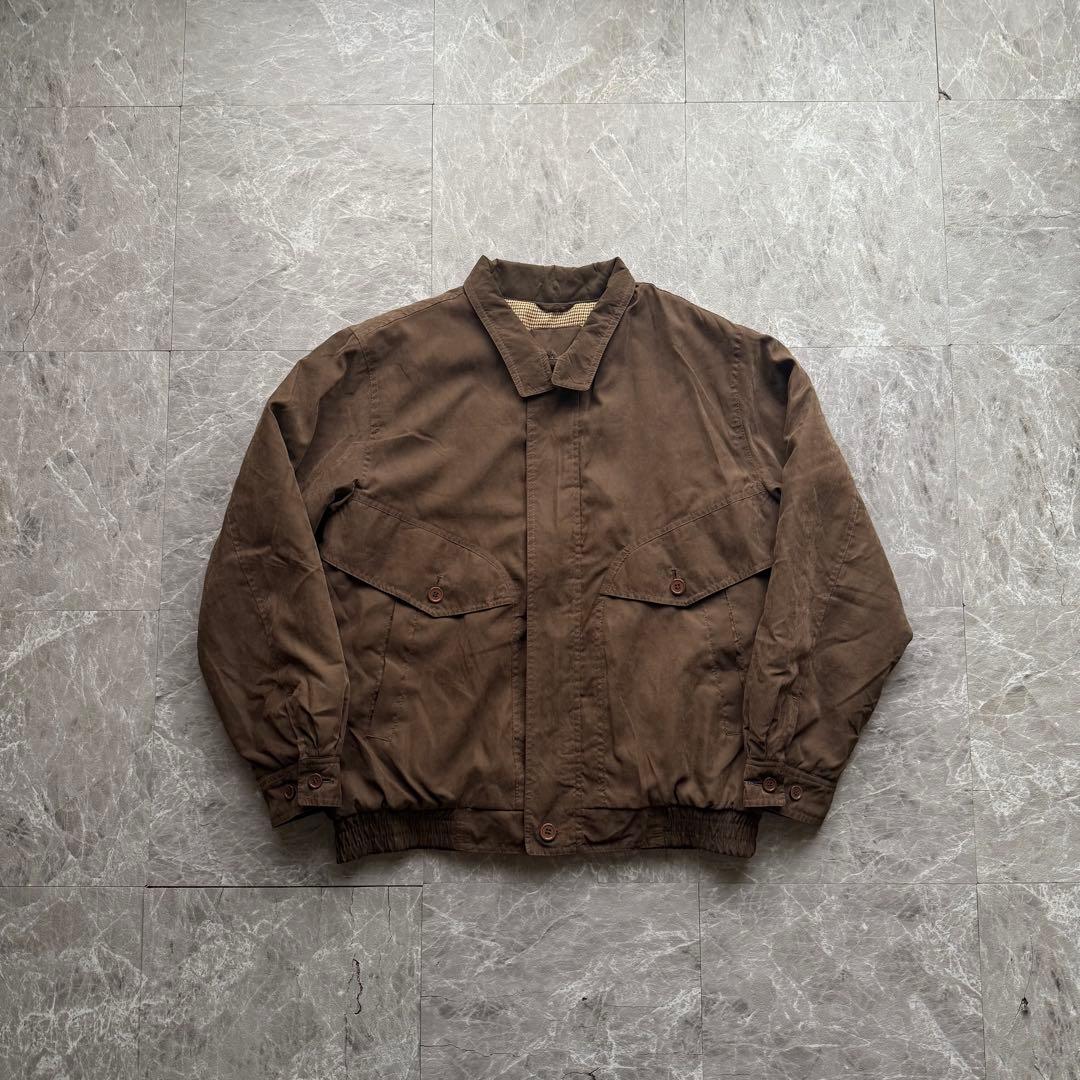 TLANCE PORT 短丈　スエードレザー　スウィングトップ　ハリントン　中綿