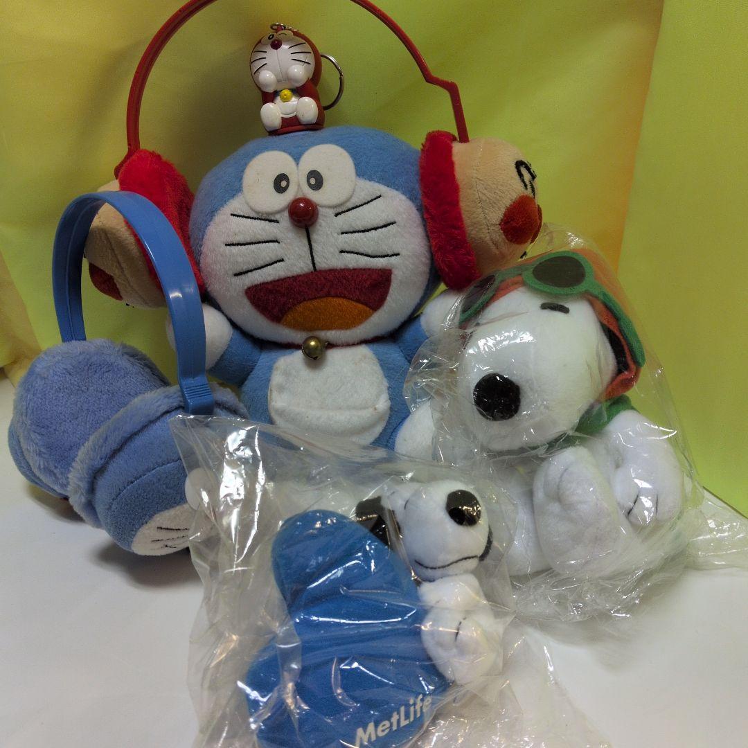 ドラえもん・アンパンマン・スヌーピー ぬいぐるみセット