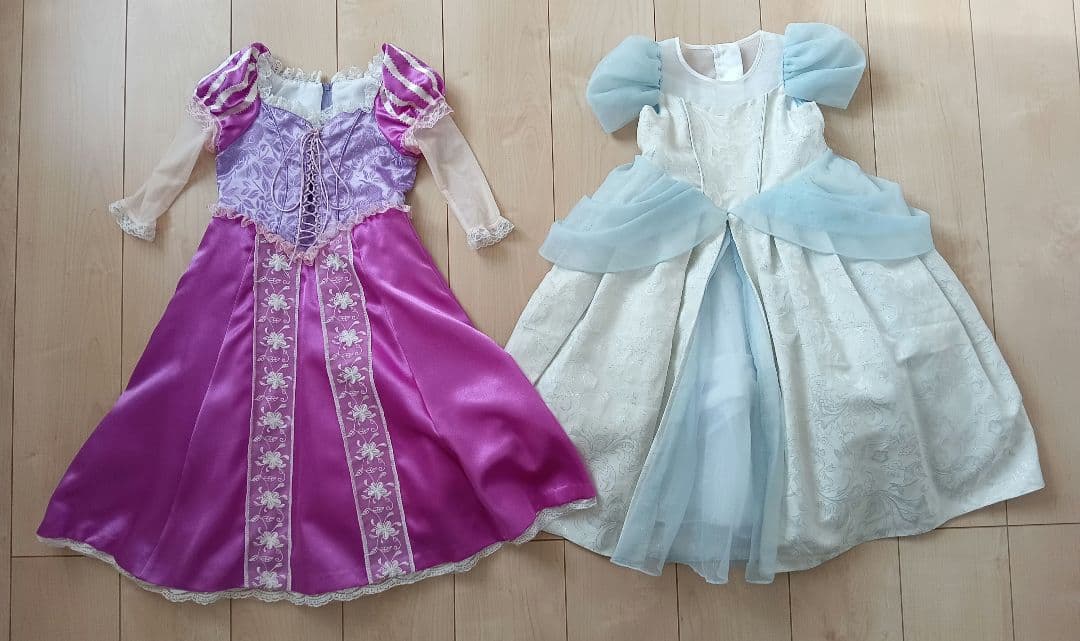 m*o様 ビビディバビディブティックドレス　シンデレラ＆ラプンツェル100cm 憧れのプリンセスに変身！東京ディズニーランド「ビビディ・バビディ