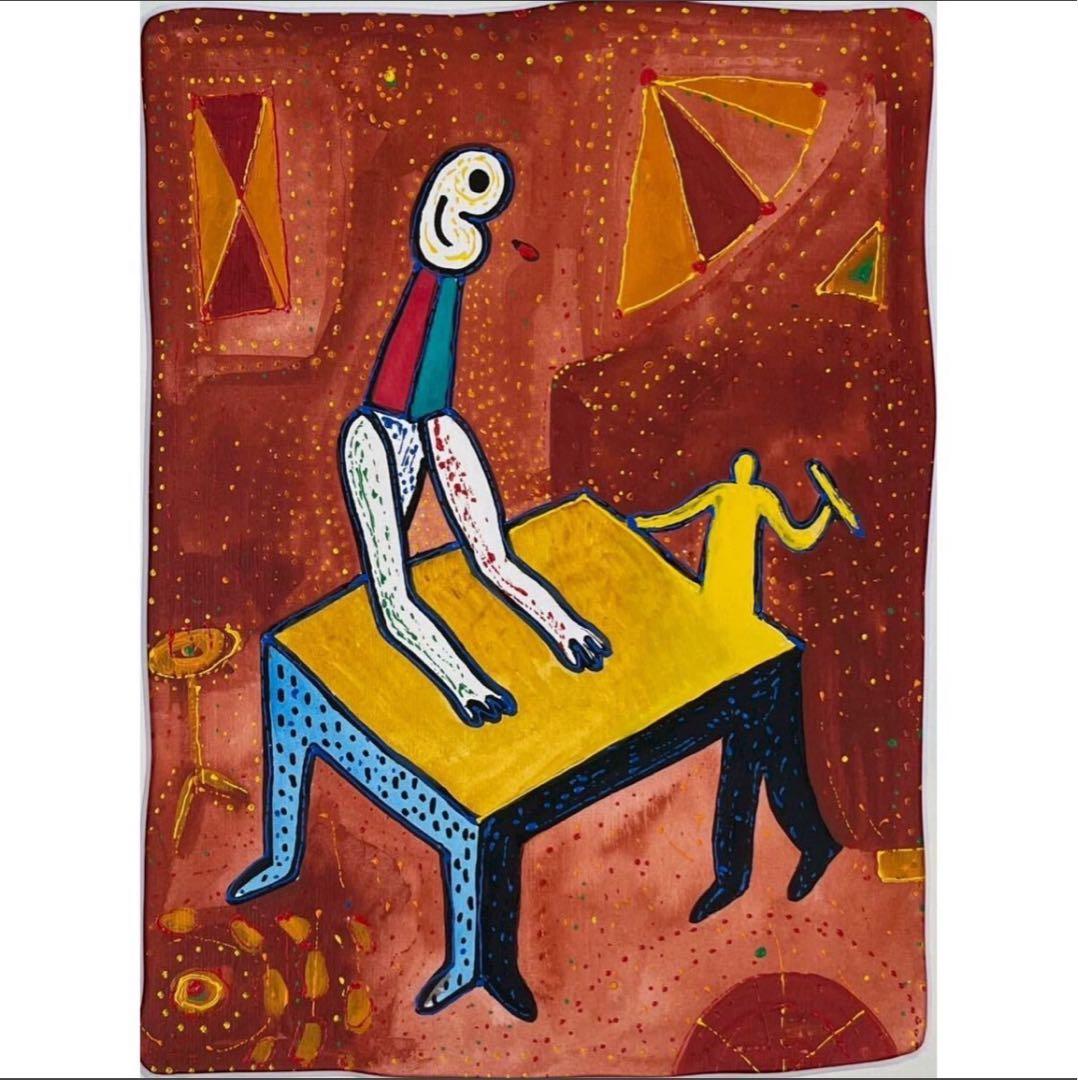 綿引明浩 無題 油彩 抽象画 押印あり 東京藝術大学院卒 一点物 綿引明浩 | Cast Studio | Akihiro Watabiki's Official Website