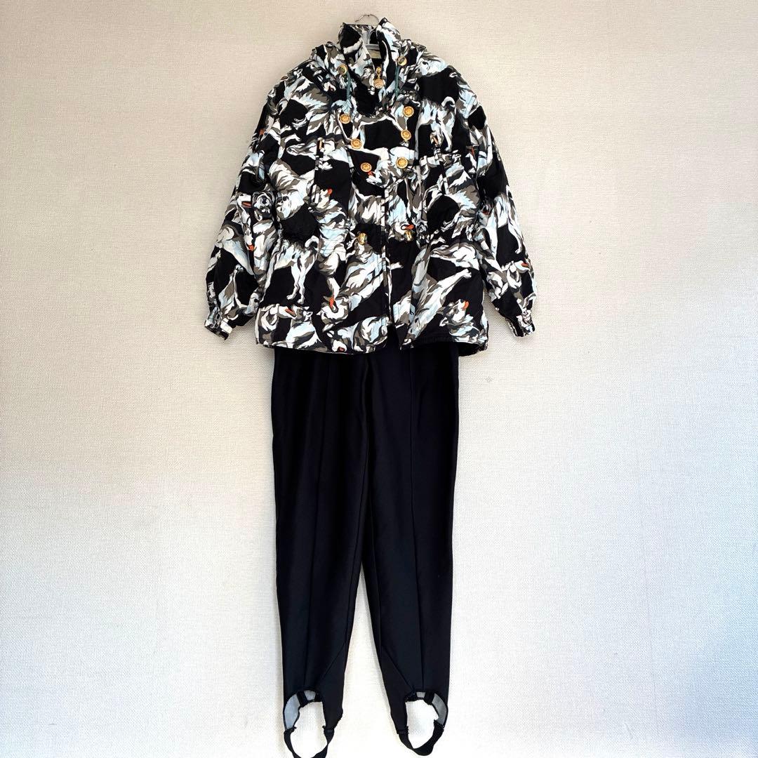 KESHO ABE ハスキー犬柄　スキーウェア　セットアップ ダウンジャケット 楽天市場】防風 上下セット キッズ スキーウェア ダウンコート ダウン