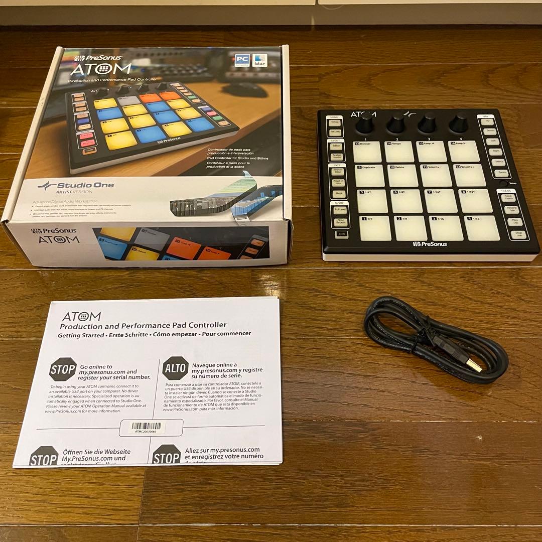 PreSonus ATOM MIDIパッドコントローラー Amazon | PreSonus ATOM MIDI オーディオ ポータブル プロダクション