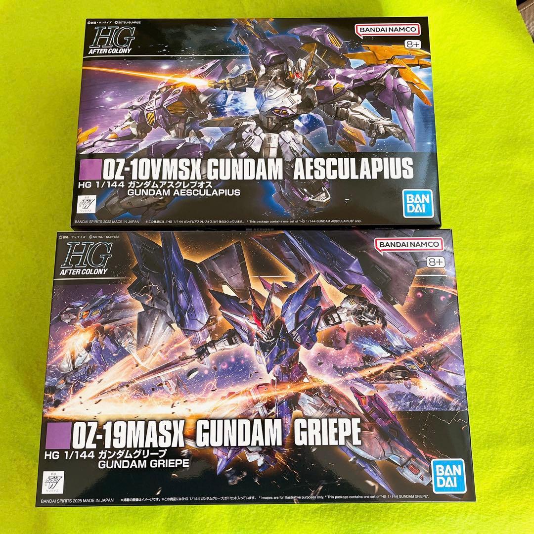 【2個】HG 1/144 ガンダムグリープ&アスクレプオス