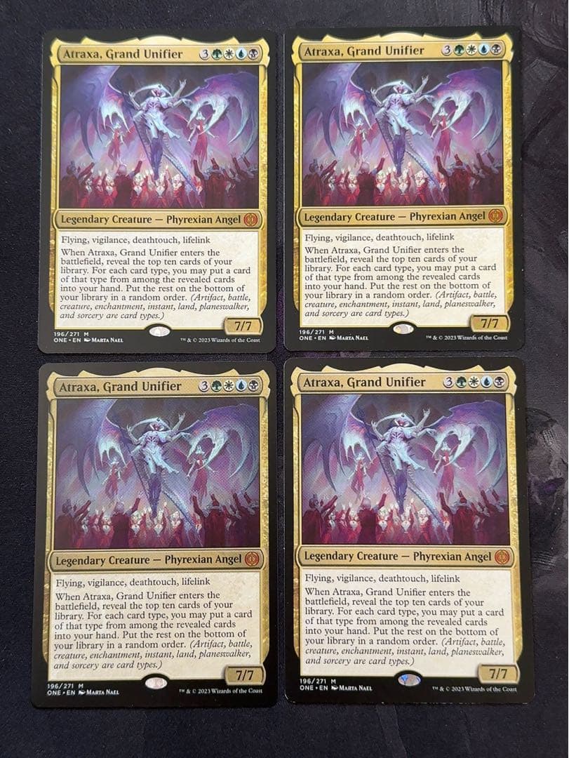 偉大なる統一者、アトラクサ　英語　4枚セット 偉大なる統一者、アトラクサ/Atraxa, Grand Unifier《英語》【ONE】