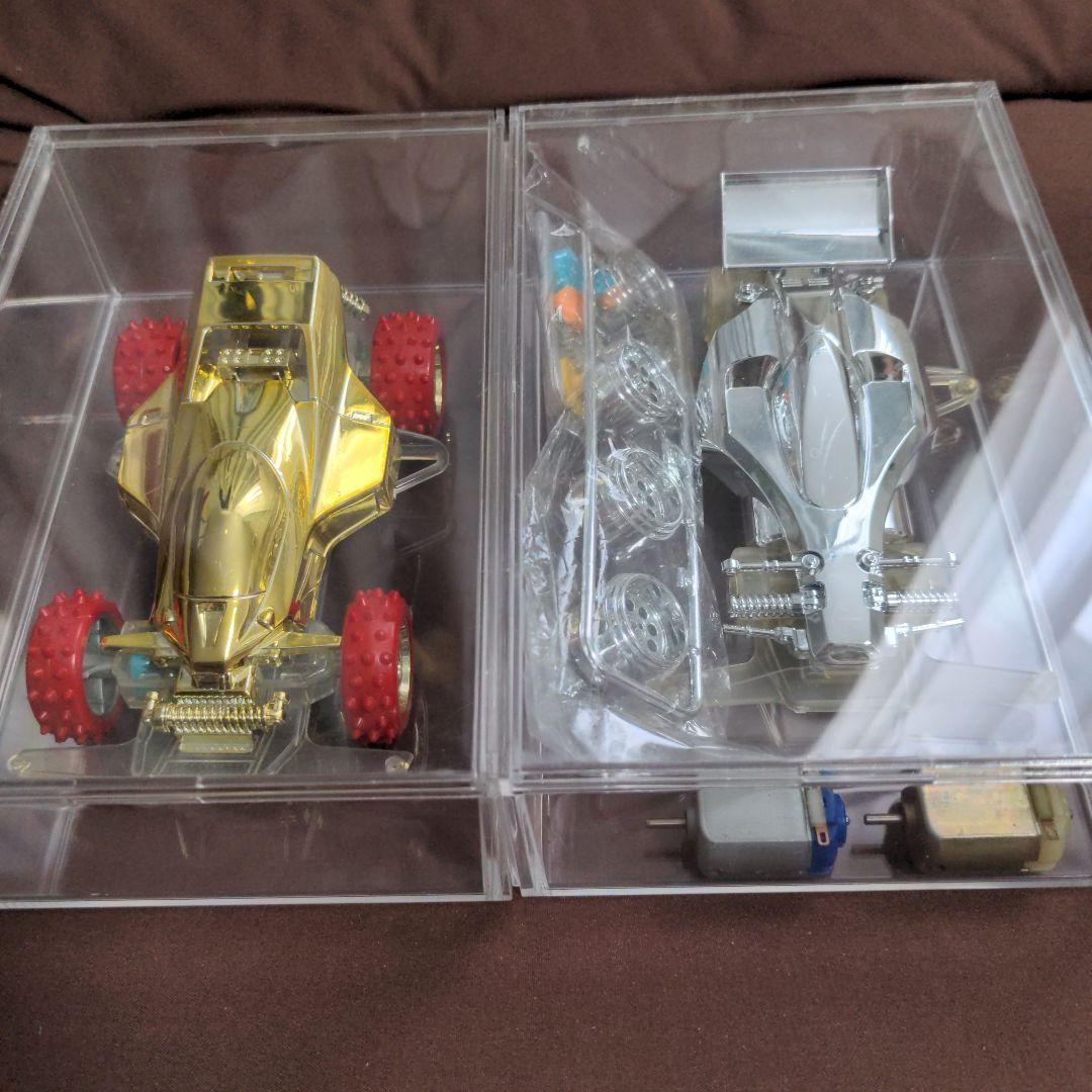 ミニ四駆 ゴールド ボディ 赤ホイール