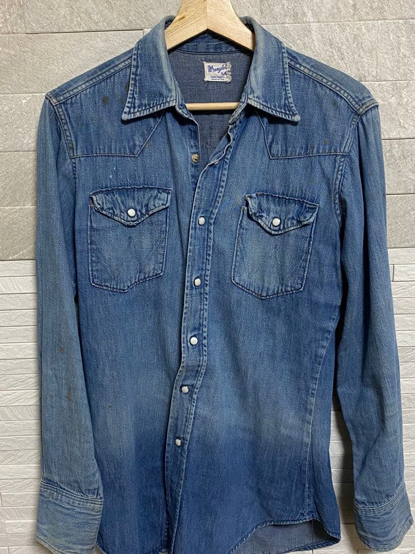Wrangler デニムシャツ 27mw 60s