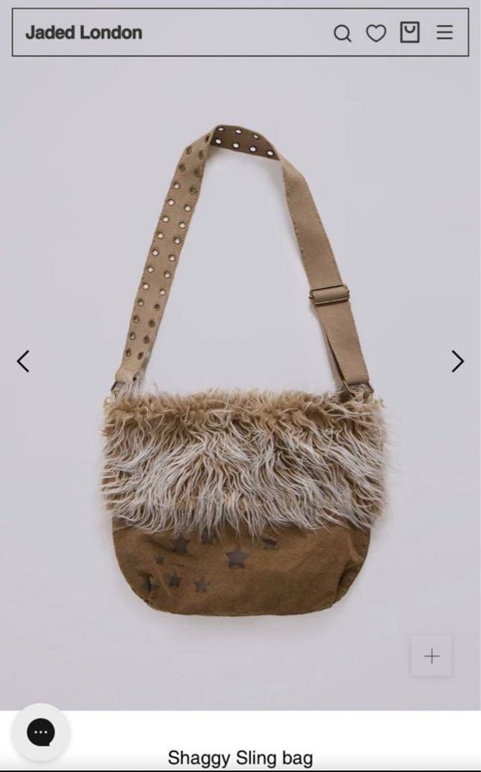 バッグ Jaded London Shaggy Sling bag