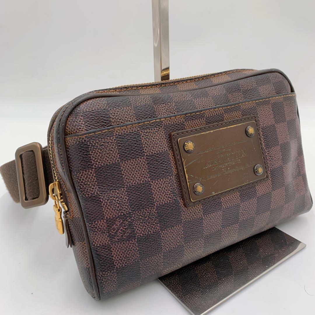 【美品】LOUISVUITTON ルイヴィトン　ダミエ　バムバッグ　ブルックリン