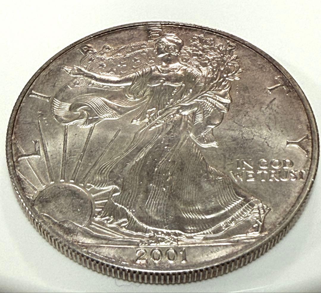2001年 シルバーイーグル 銀貨 silver999