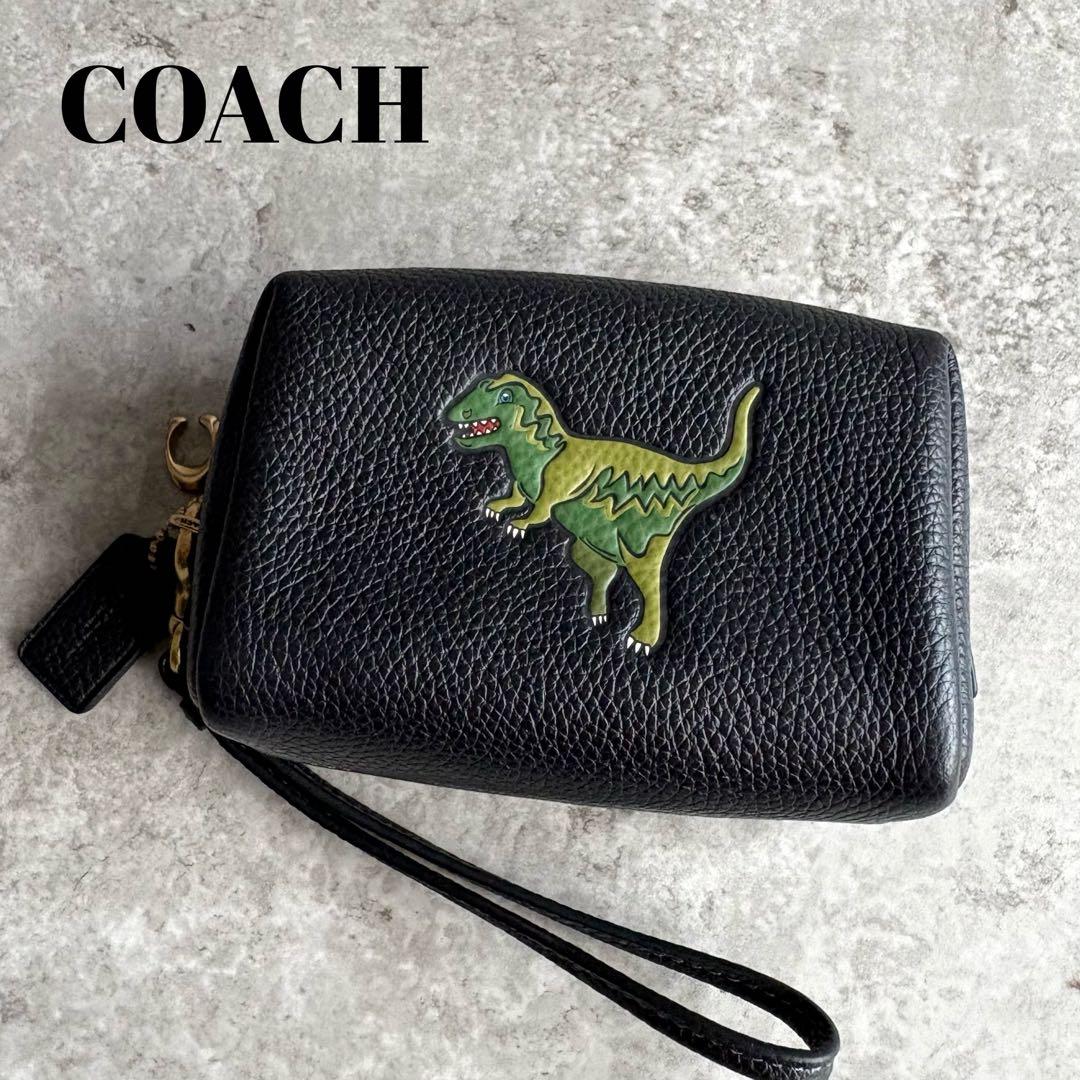 【極美品】COACH エッセンシャル コスメティック ポーチ レキシー 日本限定