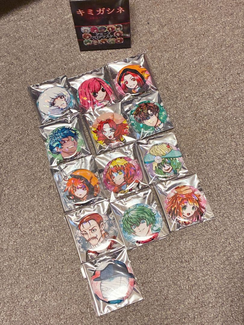 キミガシネ　缶バッジ　フロマス＆ダミーズ フロアマスター&ダミーズ缶バッジ、受注期限明日までです！よろしく