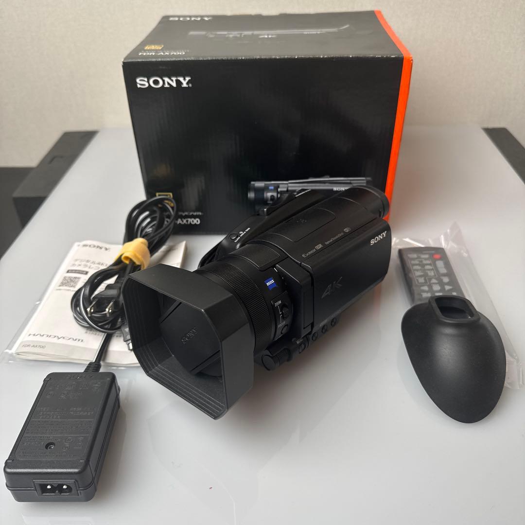 SONY FDR-AX700 4K ビデオカメラ 本体 FDR-AX700 | デジタルビデオカメラ Handycam ハンディカム | ソニー