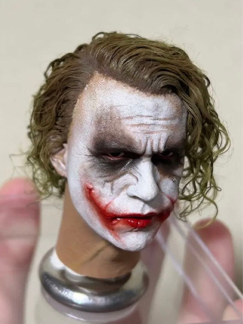 1/6 カスタム植毛ヘッド ダークナイト ジョーカー 銀行強盗Ver.