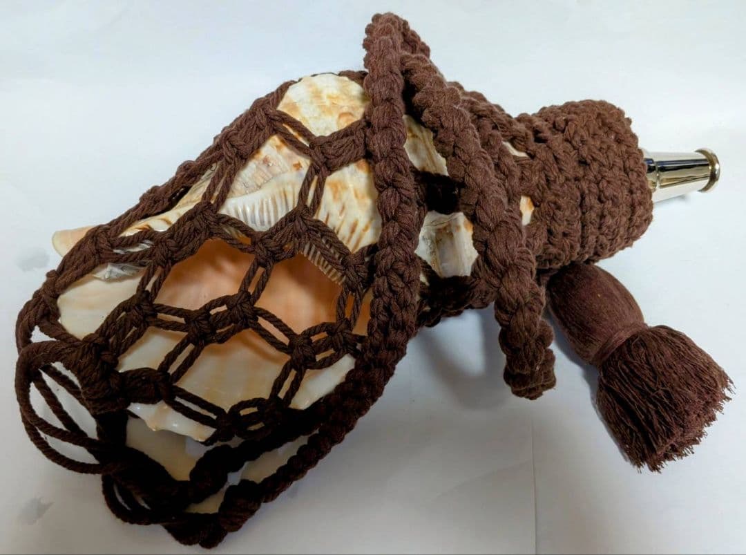 法螺貝　36.0cm 貝袋付　861g 28000円　山伏修験