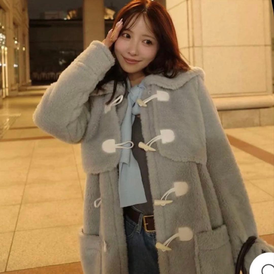 MISTREASS ミストレアス　ダッフルコート　ふわふわ　ロング　新作　完売品