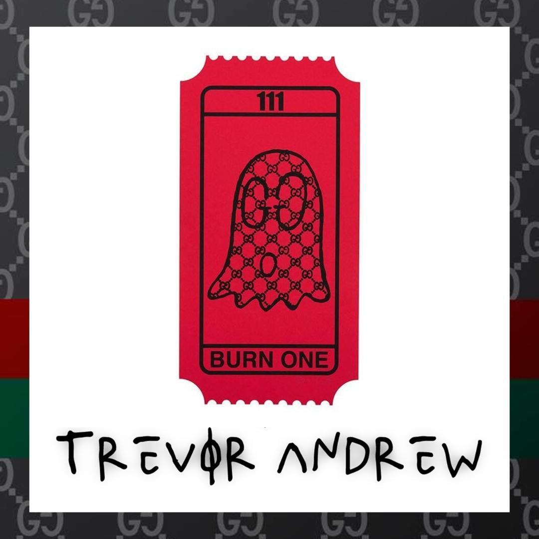 訳有 未使用トレバーアンドリュー バーンワン グッチゴースト レッド