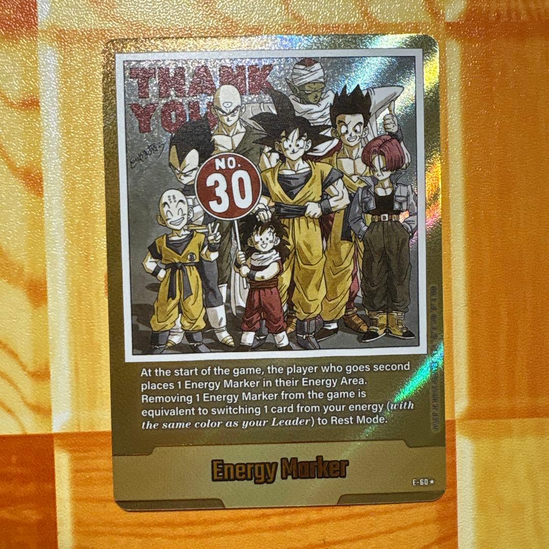 フュージョンワールド　金 エナジーマーカー　30巻　E-60 英語版