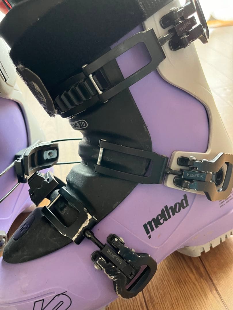 method 紫色 女性用スキーブーツ 22-23 K2 METHOD W PURPLE [25.5cm足幅102mm幅] ケーツー レディース